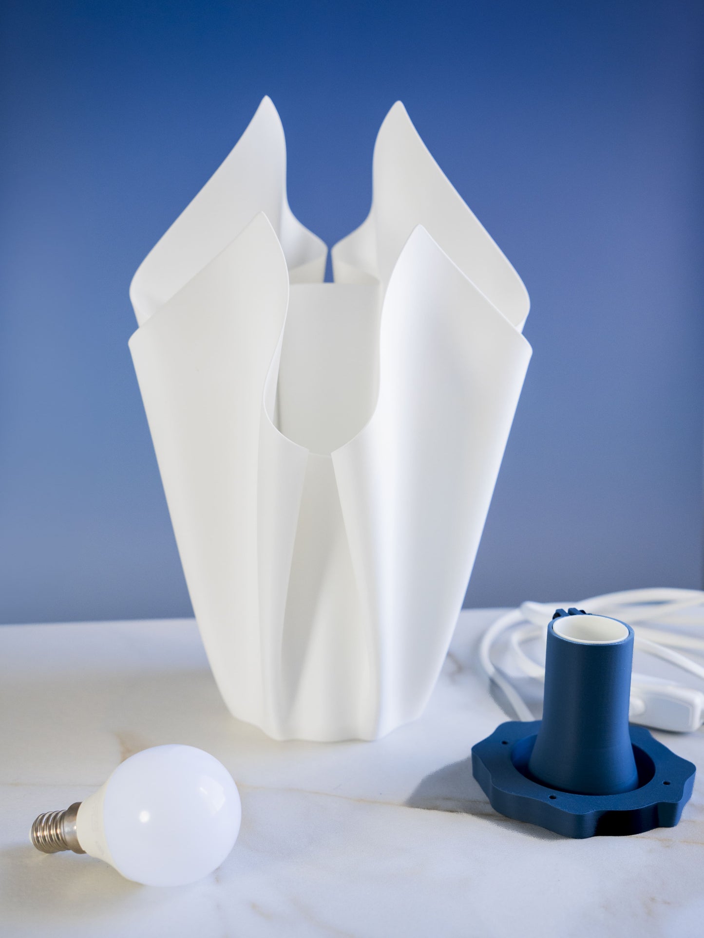 Lámpara Vela — Lámpara original impresa en 3D inspirada en la llama de una vela