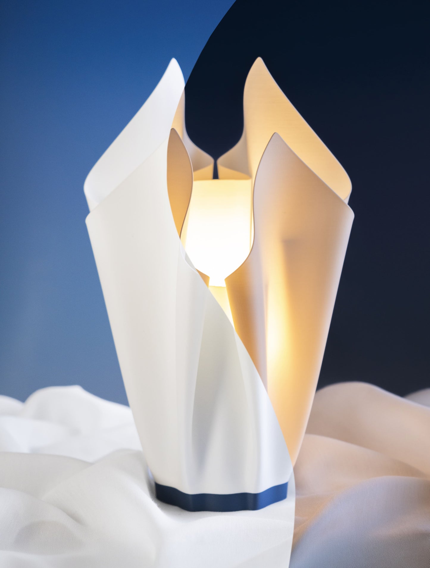 Lámpara Vela — Lámpara original impresa en 3D inspirada en la llama de una vela