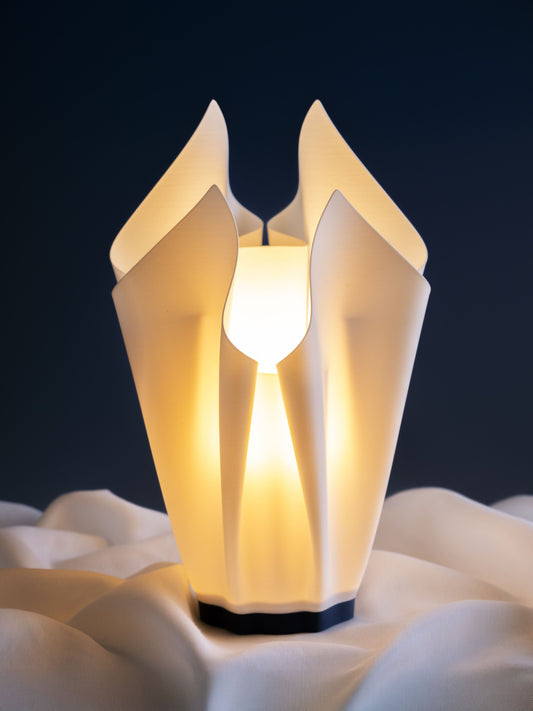 Lámpara Vela — Lámpara original impresa en 3D inspirada en la llama de una vela