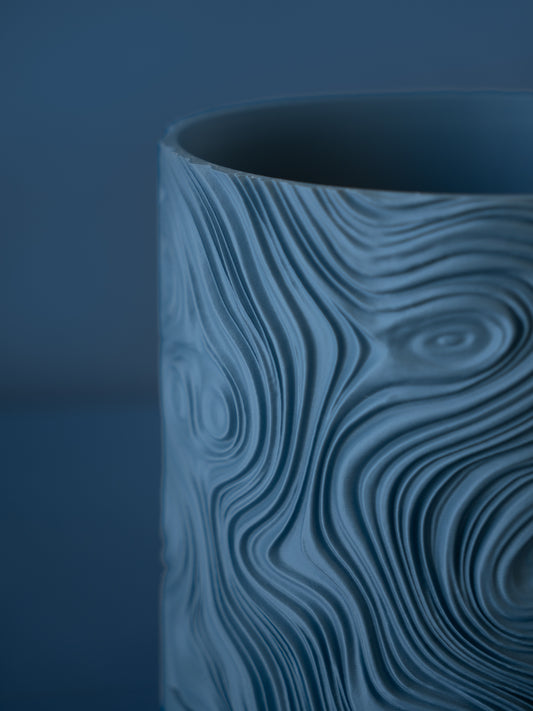 Maceta Flow - azul apagado