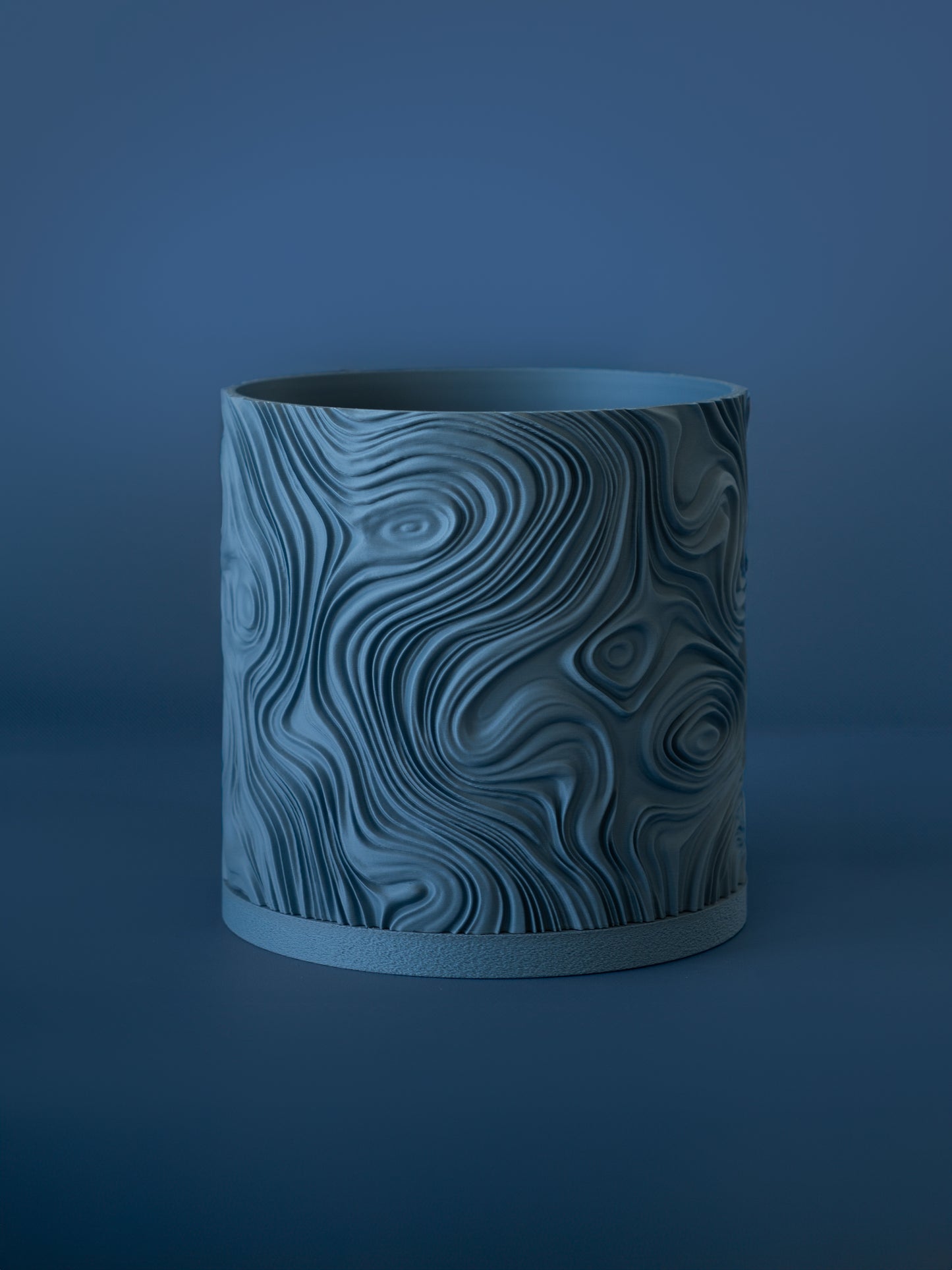 Maceta Flow - azul apagado