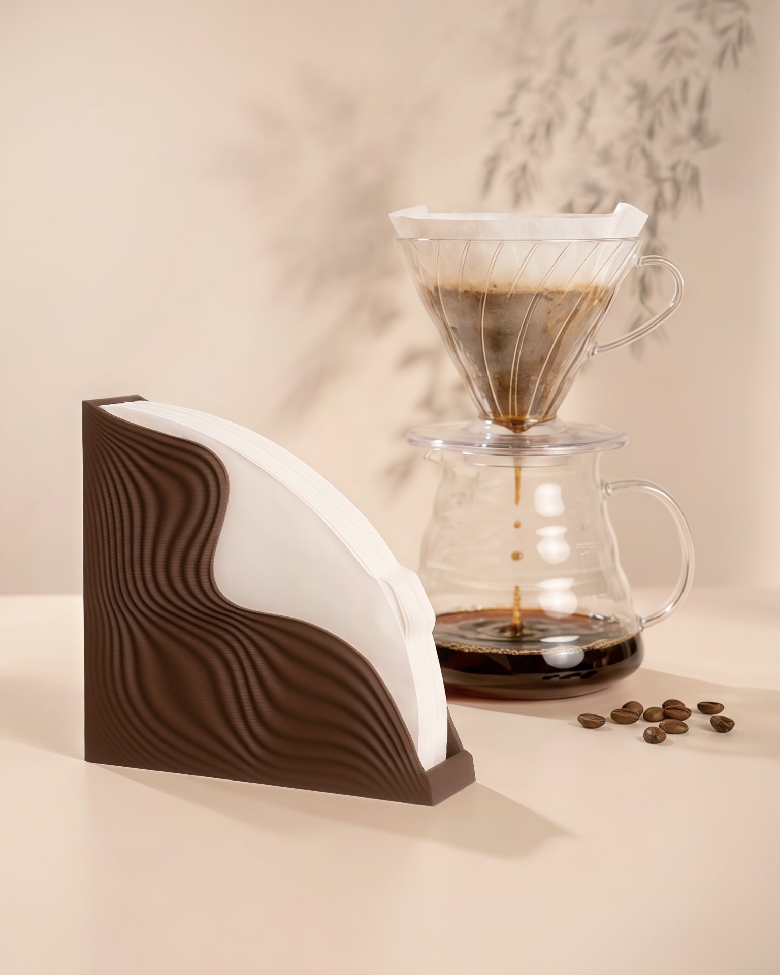 V60 Filter Holder with V60 brewing setup