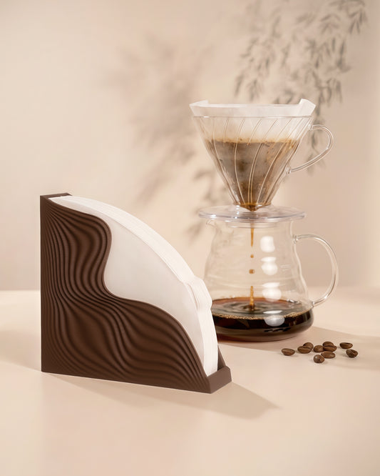 V60 Filter Holder with V60 brewing setup